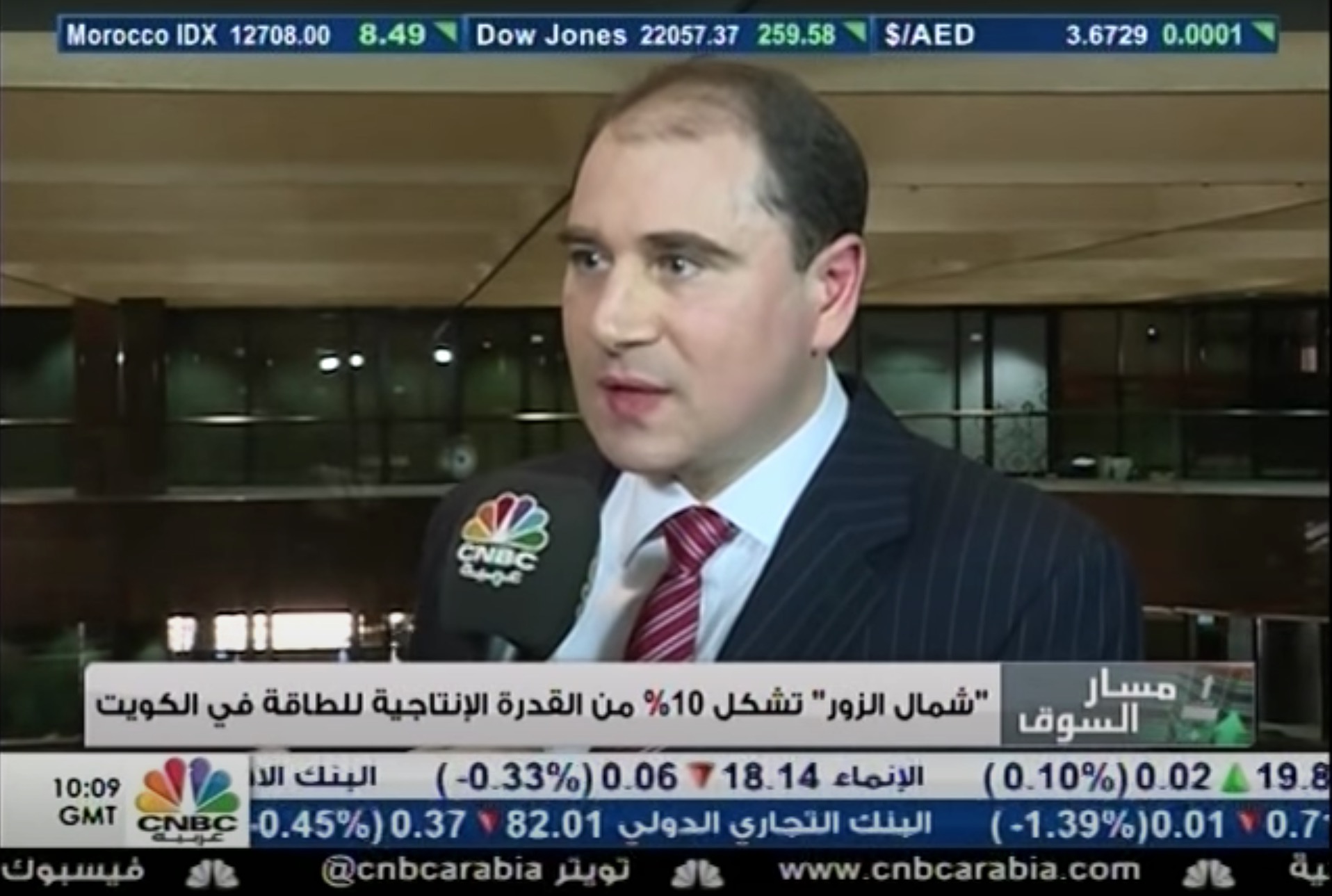 NBK Capital Executive Director Mr. Rachad Challah’s interview on CNBC Arabia TV