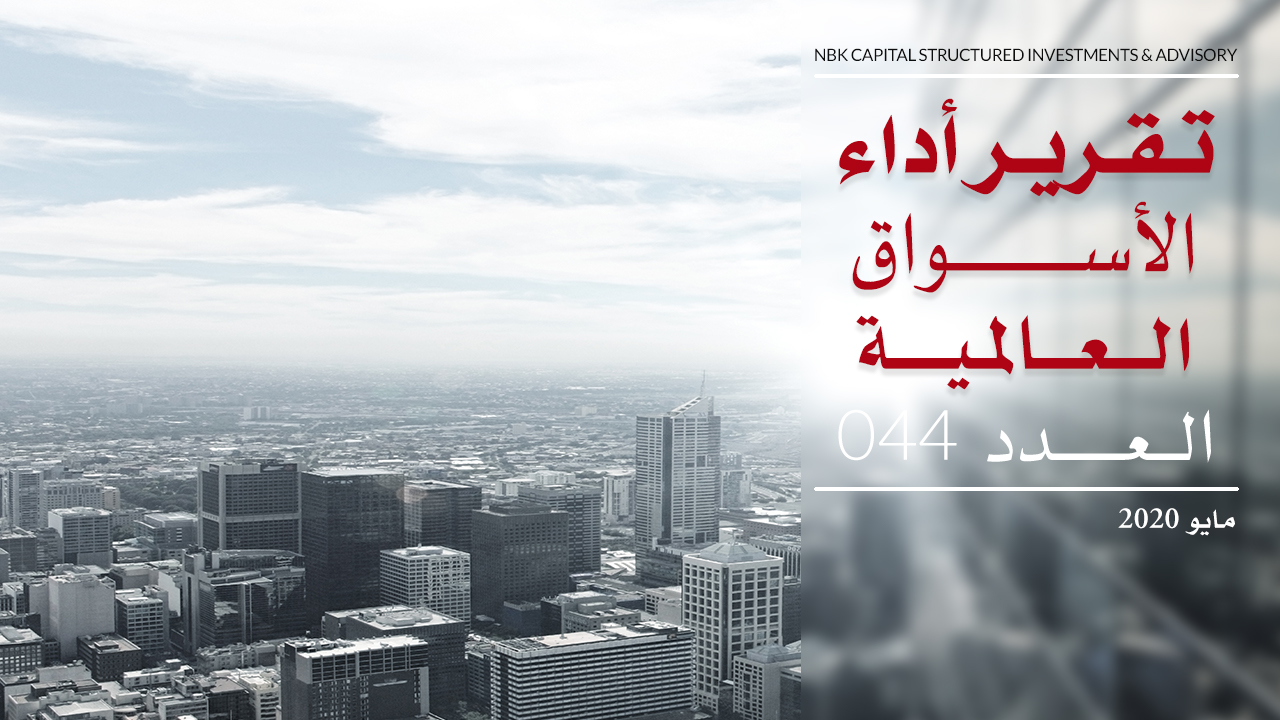 الوطني للاستثمار: أنهت الأسواق العالمية شهر مايو في منطقة إيجابية بعد بدء خطط إعادة فتح الاقتصادات