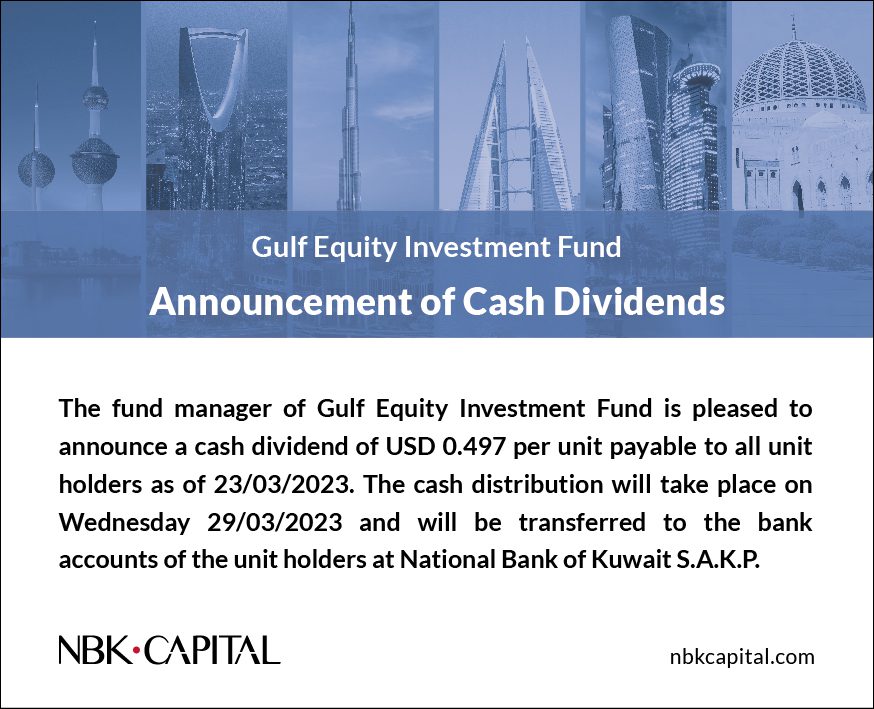 GEIF Announcement Of Dividend Distribution-2023