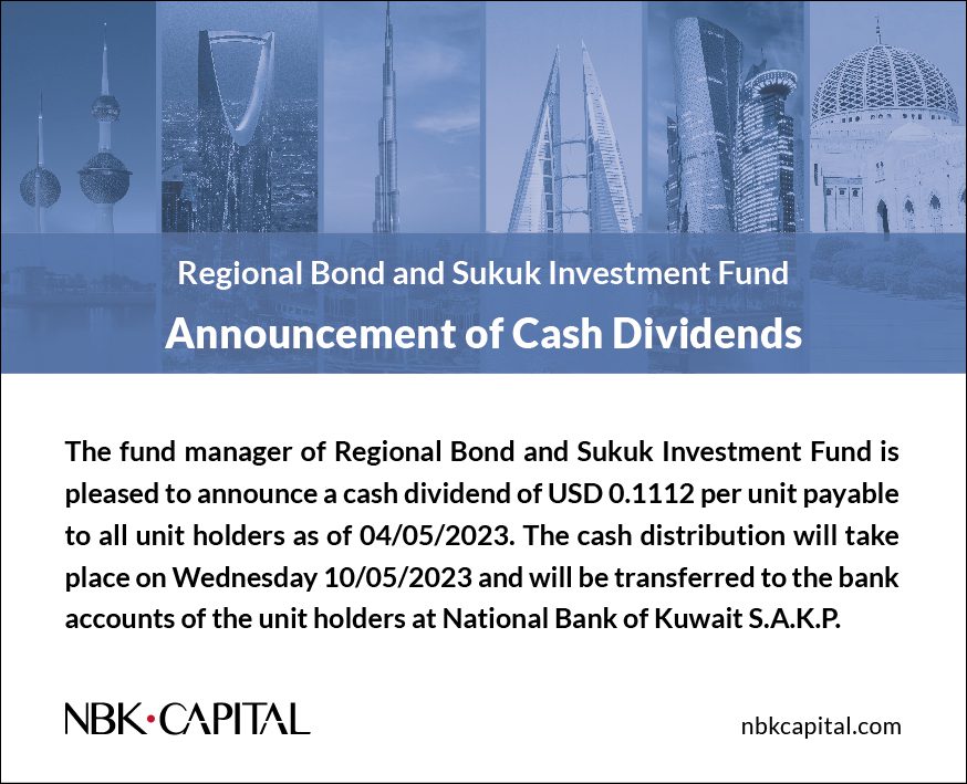 RBSIF Announcement Of Cash Dividends – 2023